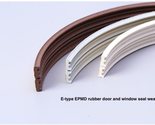 E type Door and Window EPDM Rubber Adhesive Sealing Strip Wardrobe Seals